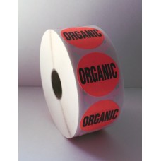 Organic - 1.375" Red Label Roll